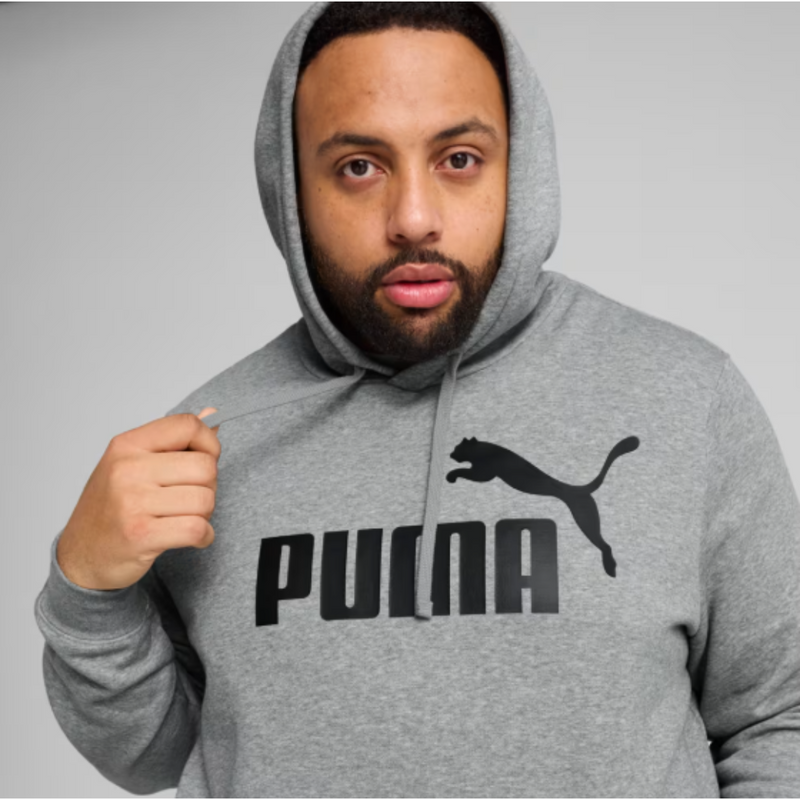 Moletom Puma Cinza C Capuz Essentials No. 1