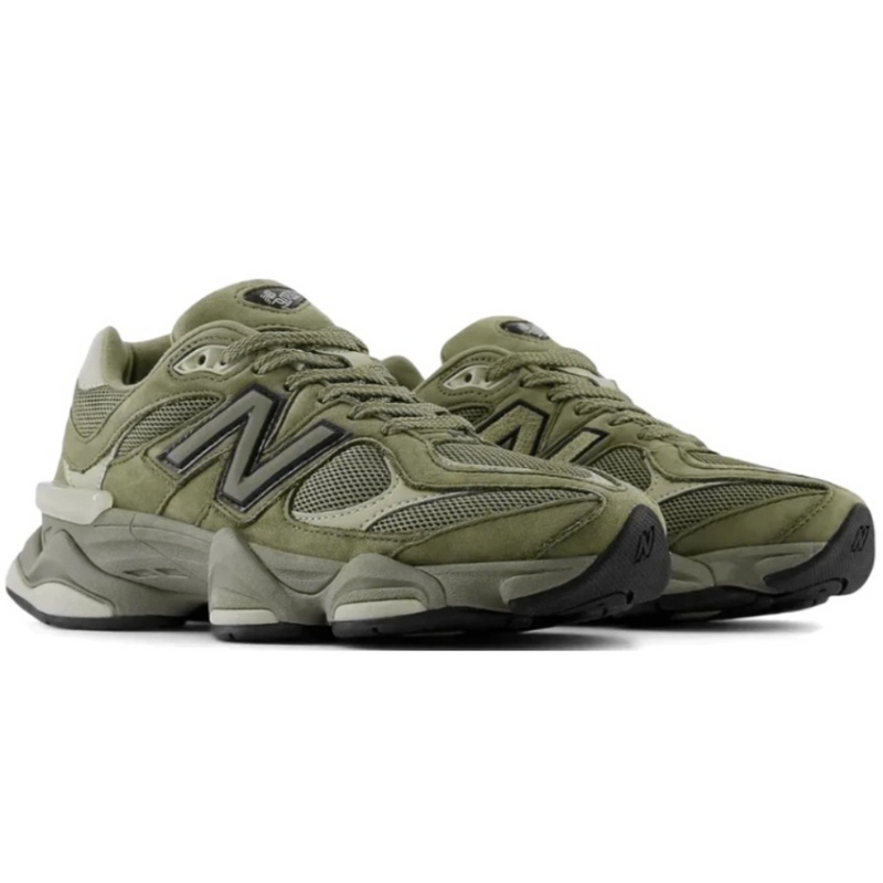 New Balance 9060 Dark Olivine Black